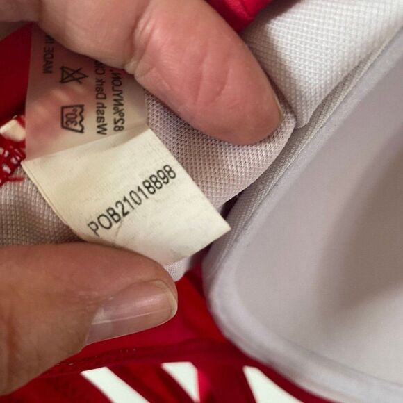 Sexy Red Lightly Padded Halter Swim Suit Top, Size XXL - Picture 7 of 11